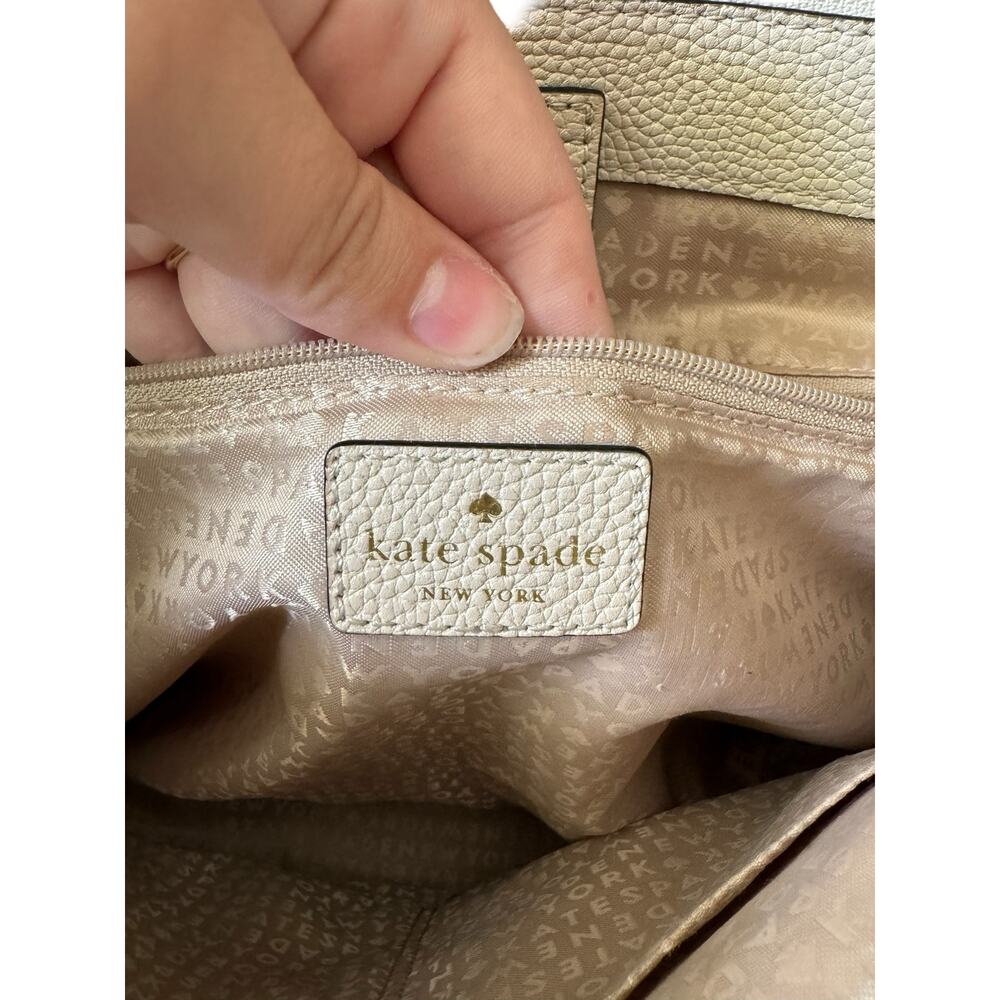 Kate Spade Mulberry Street Leighann Pebbled Leather Crossbody Tote - Picture 9 of 14
